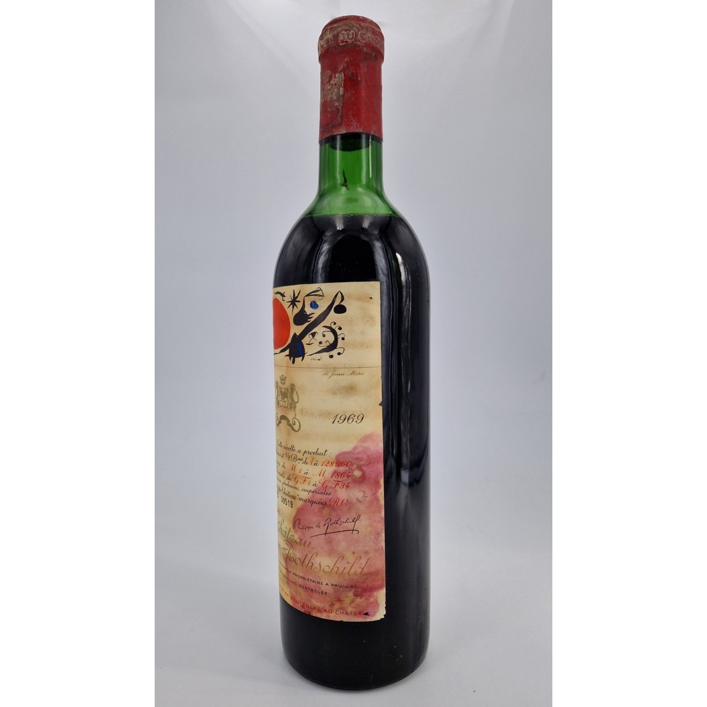 Château Mouton Rothschild 1969 - Pauillac - 1er Grand Cru Classé