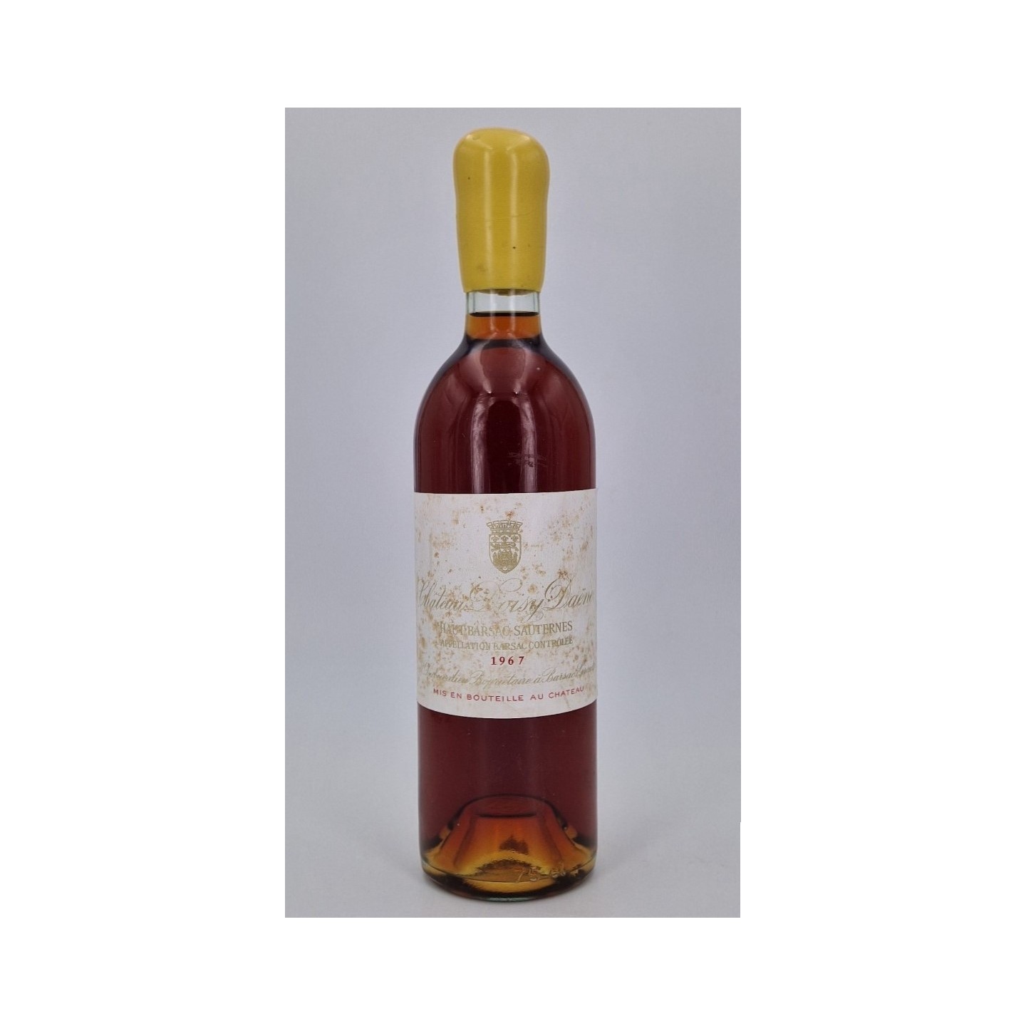 photo Château Doisy Daëne 1967 Barsac Sauternes 2ème Grand Cru Classé